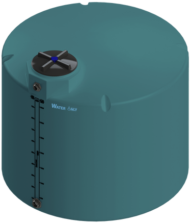 1000 Gal ProChem® Potable Water Tank w/Bulkhead Fittings - Twist Lid 16